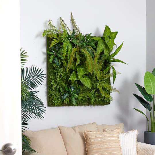 40" Forest Artificial Wall Mat